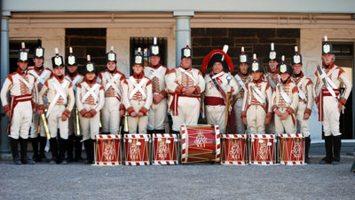 41st Regiment of Foot Fife and Drum Corps at the Halifax Citadel, 2012.
